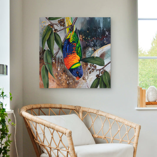 "A Little Bit of Mischief" Original Oil Painting