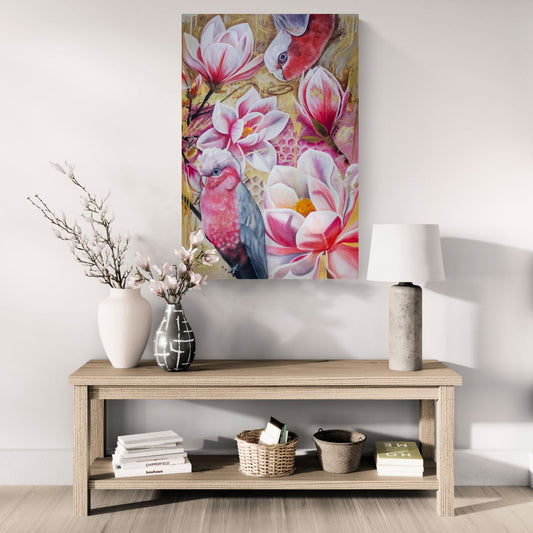 "Beneath a Golden Sky" Original Oil Painting