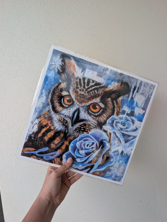 Gaze & Grace - Fine Art MISPRINT (12x12in)