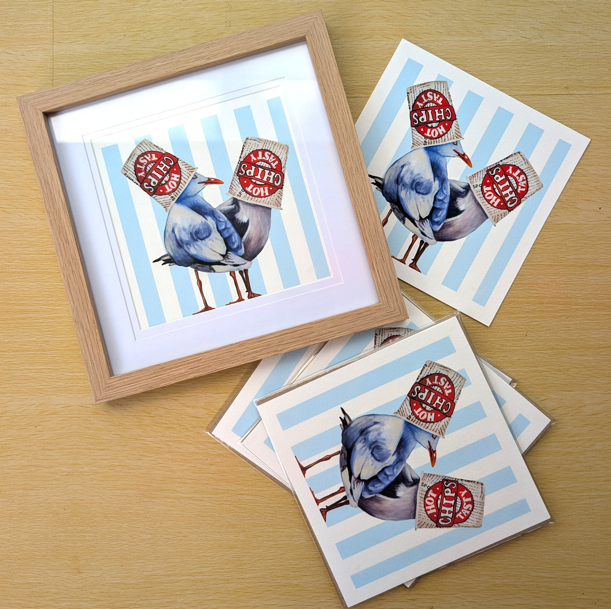 " Chip happens" Mini  Fine Art Print