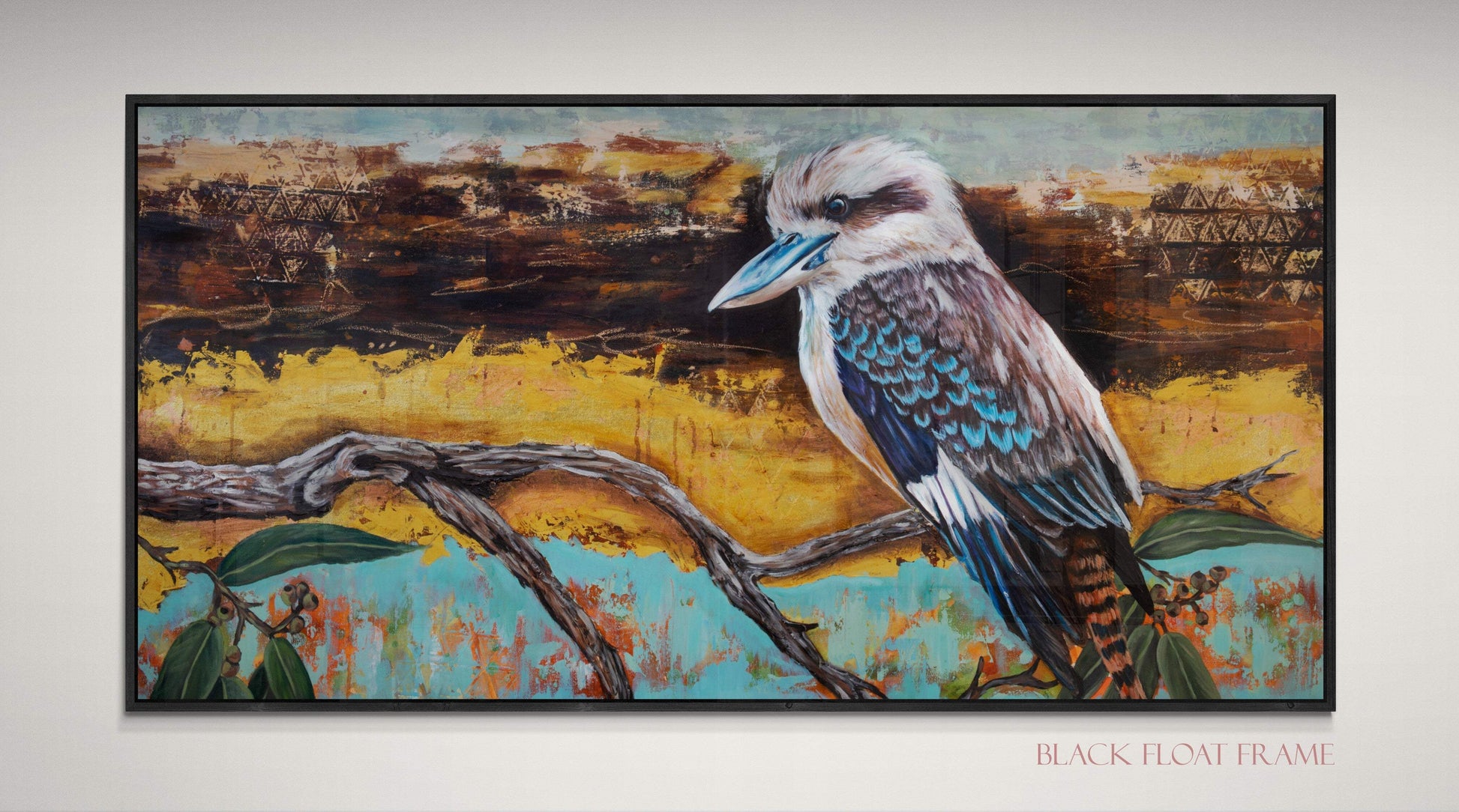 ballad_of_the_Bush_black_float_frame_8149a738-73b8-442c-aa7b-992d24c565f9 - KAYCI KAYLA FINE ART